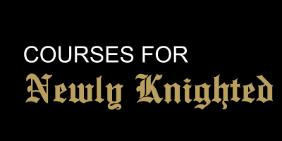 courses for newly knighted 2